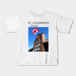 St.Catharines Ontario Canada Gift for Canadian Canada Day Present Souvenir T-shirt Hoodie Apparel Mug Notebook Tote Pillow Sticker Magnet Kids T-Shirt